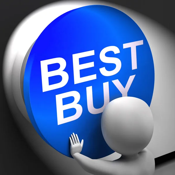 Best Buy Pressed Shows Top Quality Product — Stock Photo, Image