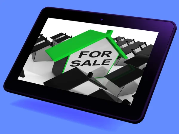 In vendita Casa Tablet significa immobiliare sul mercato — Foto Stock