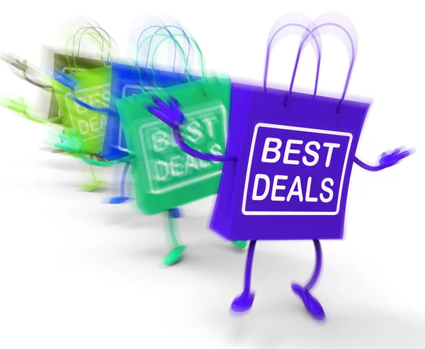 Beste deals over gekleurde zakken Toon koopjes — Stockfoto