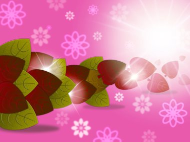 çevre çiçek ve çiçek açan çiçek yapısını belirten