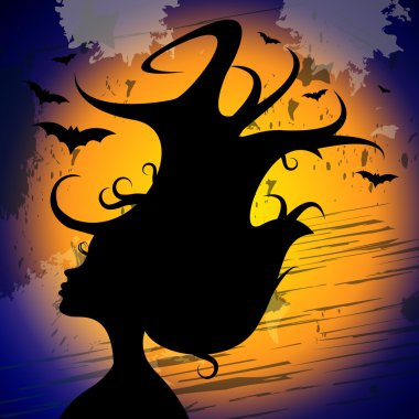 hüner ya da muamele etmek ve yetişkin halloween kadın gösterir