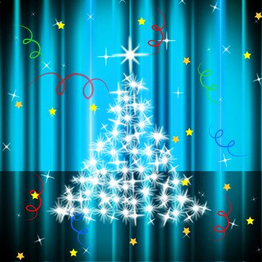 canlı etkinlik ve kutlama Xmas ağacı temsil eder