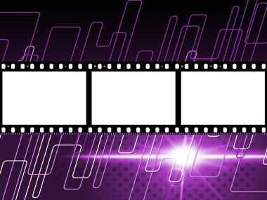 kamera film ve selüloit hatları boşaltmak gösterir