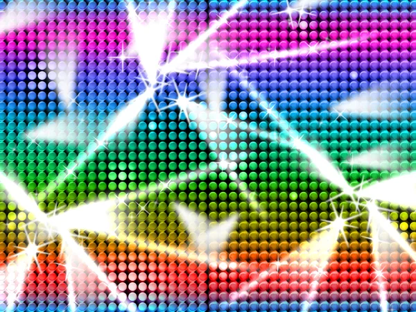 Color Grid Indicates Beam Of Light And Multicolored — Stock Photo, Image