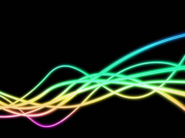 Neon Background Represents Illuminated Glowing And Twist — Stock Photo, Image