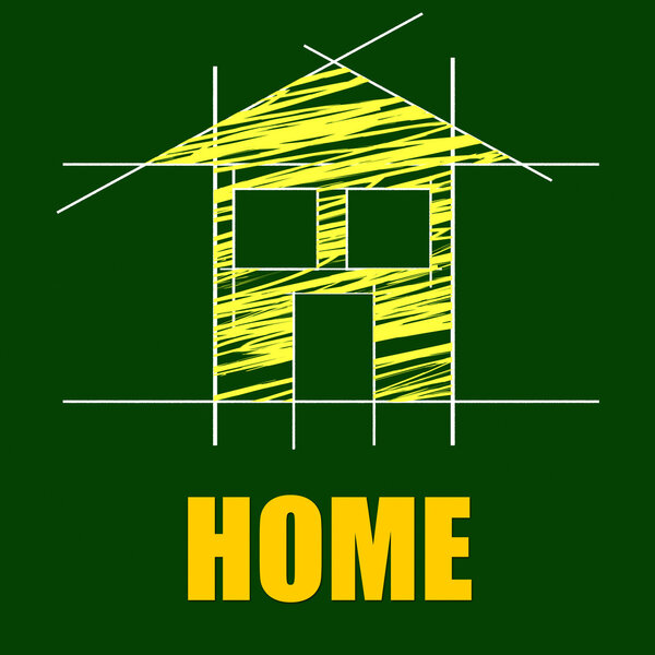 Home Plans Indicates Architect Apartment And Bungalow