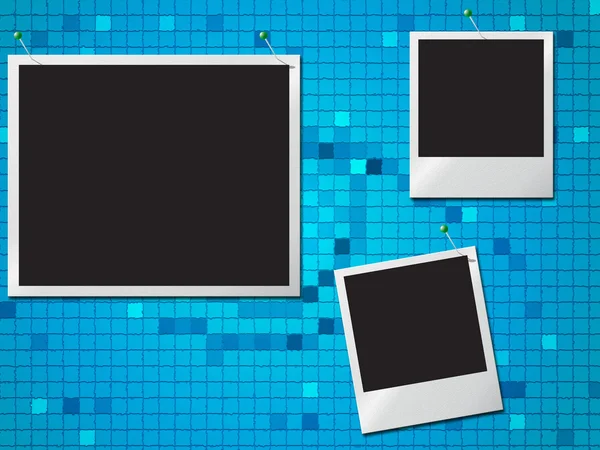 Photo Frames Means Empty Space And Border — Stock Photo, Image