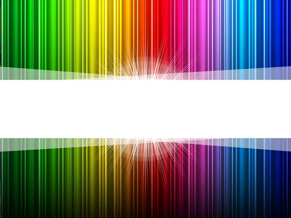 O espaço de cópia de brilho indica explosão de luz e cor — Fotografia de Stock