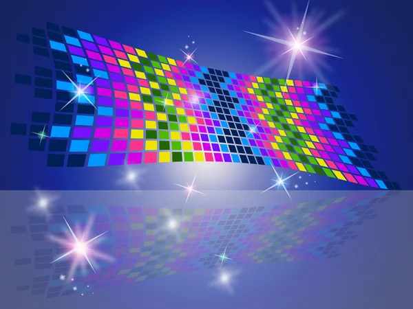 Squares Pattern Represents Star Blocks And Decorative — Stock Photo, Image