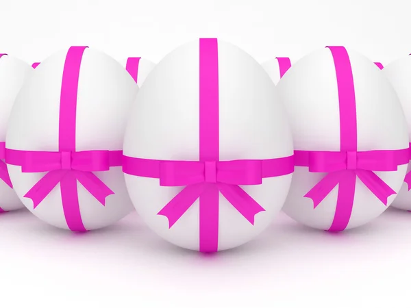 Uova di Pasqua Rappresenta sfondo e astratto — Foto Stock