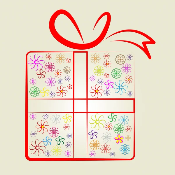 Giftbox Gifts Shows Occasion Surprise And Wrapped — Stock Photo, Image