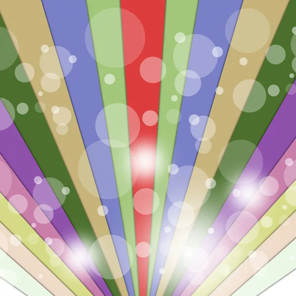 Rays Color Indicates Multicolored Beam And Vibrant — Stock Photo, Image