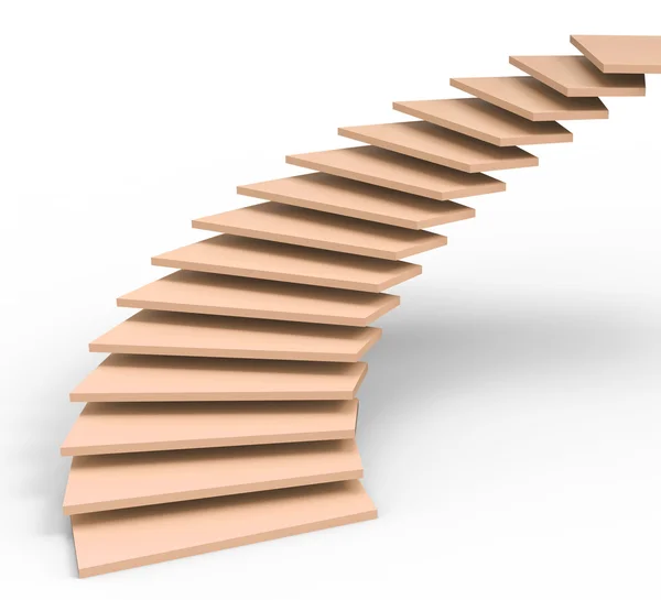 Vision Future Represents Stairs Objectives And Ascending — Stock Photo, Image