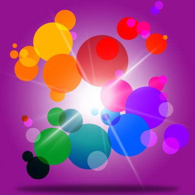 Yüzük bubble ve abstract, Küre rengidir