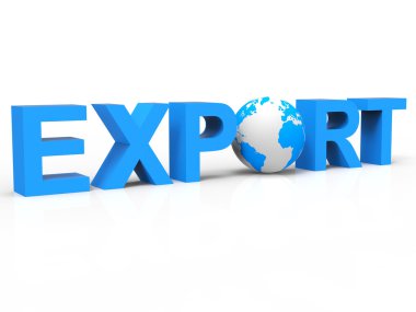 Globe Export Represents Sell Overseas And Exported clipart