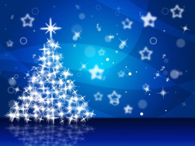 neşeli Noel ve holiday Xmas ağacı temsil eder