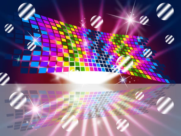 Squares Pattern Shows Multicolored Colors And Colourful — Stock Photo, Image