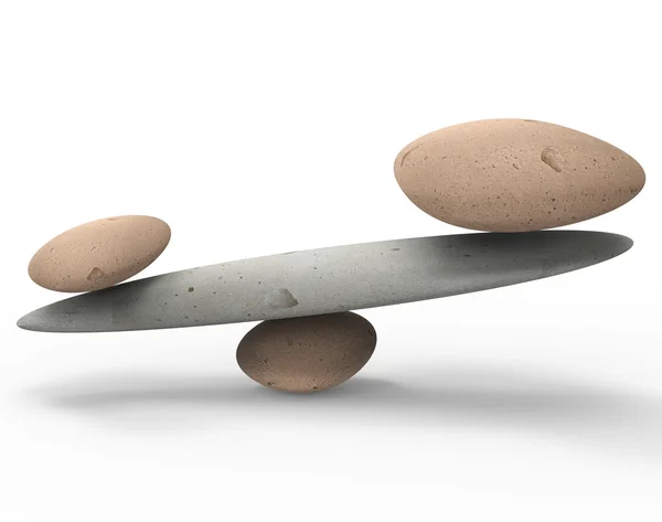 Wellness stones gelijke waarde vertegenwoordigt en evenwichtige — Stockfoto