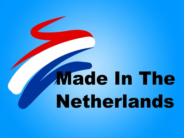 Trade Manufacturing Represents The Netherlands And Business — Stock Photo, Image