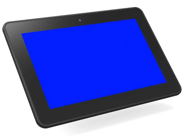 Computer Tablet Means Blank Space And Computing — Stock Photo, Image