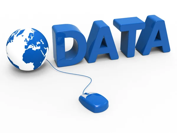 Global Internet Represents World Wide Web And Data — Stock Photo, Image