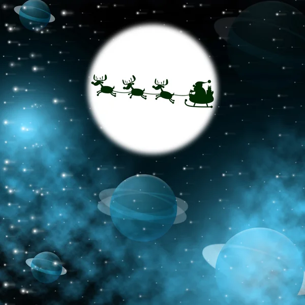 Xmas Santa Represents Holiday Christmas And Seasonal — Stock Photo, Image