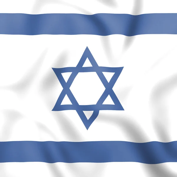 Flag Israel Shows Middle East And Countries — Stock Photo, Image