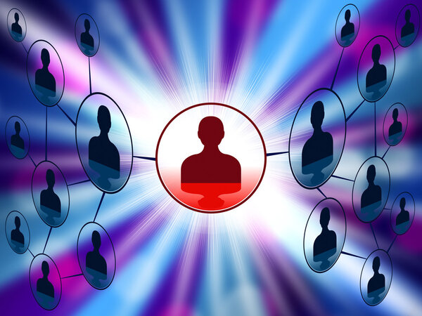 Социальные сети означают ленту новостей и Facebook
