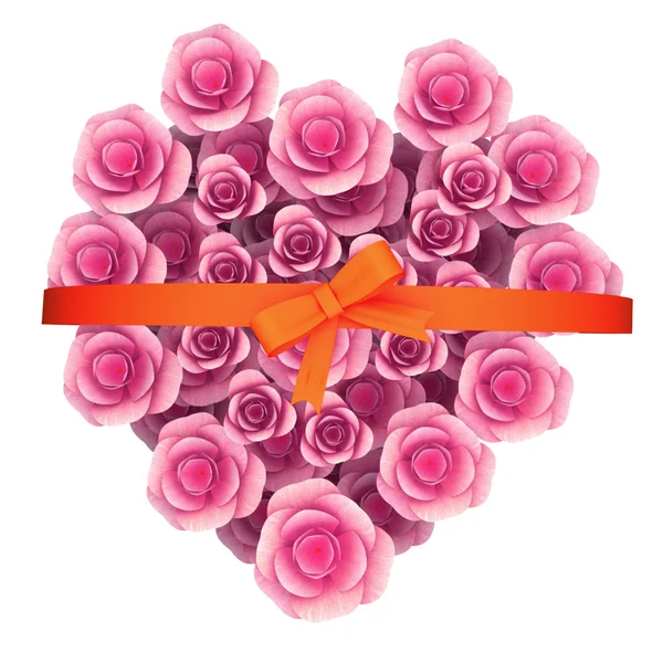 Rose regalo Indica Regalo Petali e San Valentino — Foto Stock