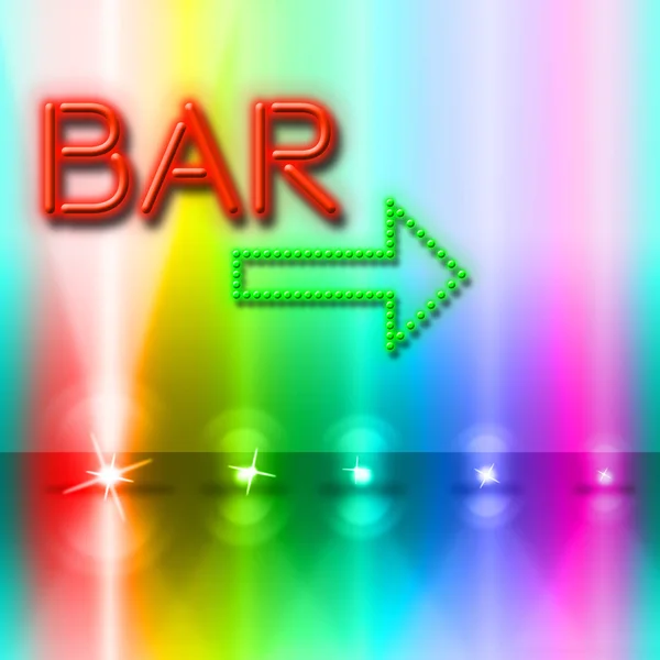 Bar Spotlight montre Pub traditionnel et faisceau — Photo