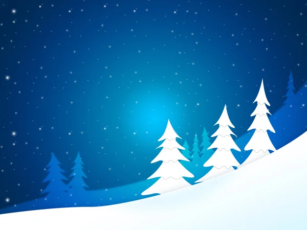 Weihnachtsbaum zeigt Neujahr und Feier — Stockfoto