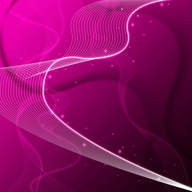 Mor web arka plan dalgalı desen ve yıldız anlamına gelir.