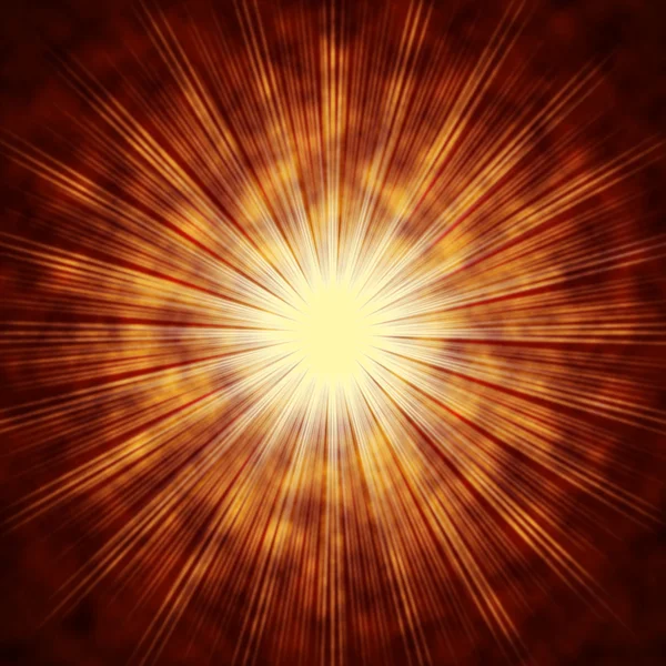 Brown Sun Background Means Shining Beams And Ray — Stock Photo, Image