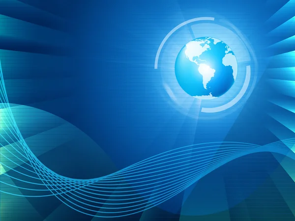 Earth Background Means Global Communications Or Connection — Stock Photo, Image