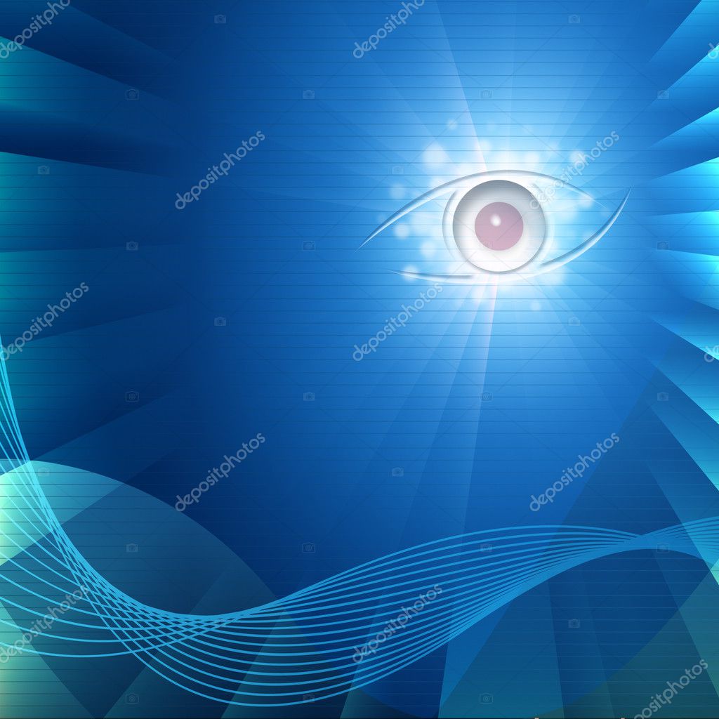 eye background shows sight observing and visio stock photo
