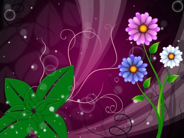 çiçekler arka kök tomurcukları ve petal anlamına gelir.