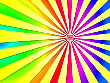 renkli dizzy çizgili tünel arka plan baş döndürücü illustrati gösterir