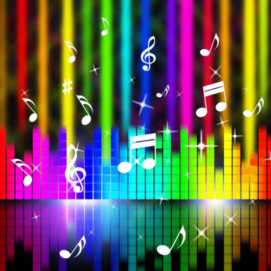 müzik arka planda şarkı ve ses oynatma anlamına gelir.
