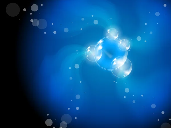 Абстрактные пузыри на фоне полупрозрачного ара — стоковое фото