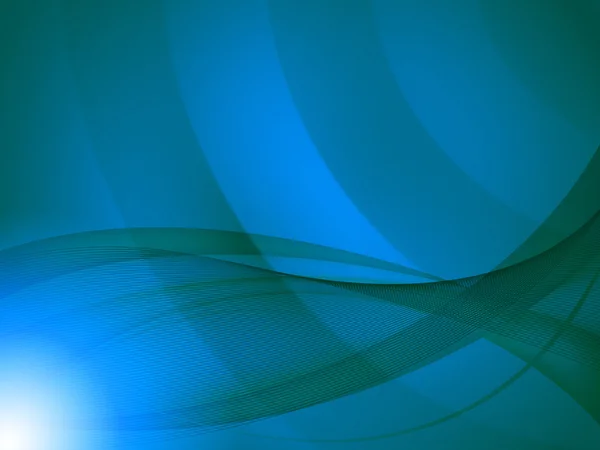 Fond ondulé turquoise montre l'art numérique ou Effec — Photo
