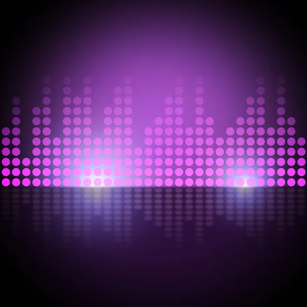 Musik-Equalizer Hintergrund bedeutet elektronische Beats Displa — Stockfoto