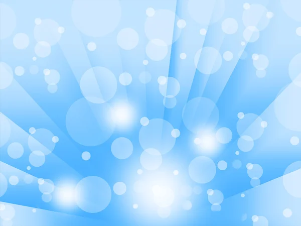 Blue Bubbles Background Means Glowing Circles And Beam — Stock Photo, Image