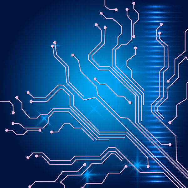 Фон контакта Отображает электрические схемы или интерфейсы Wir
