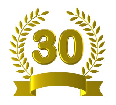 mutlu yıldönümleri ve 30 doğum günü otuz gösterir