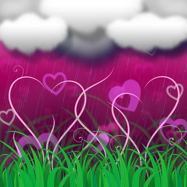Background Clouds Indicates Clothes Pegs And Backdrop — Stock Photo, Image