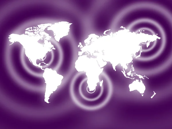 Background Mauve Indicates Global Globalize And Design — Stock Photo, Image