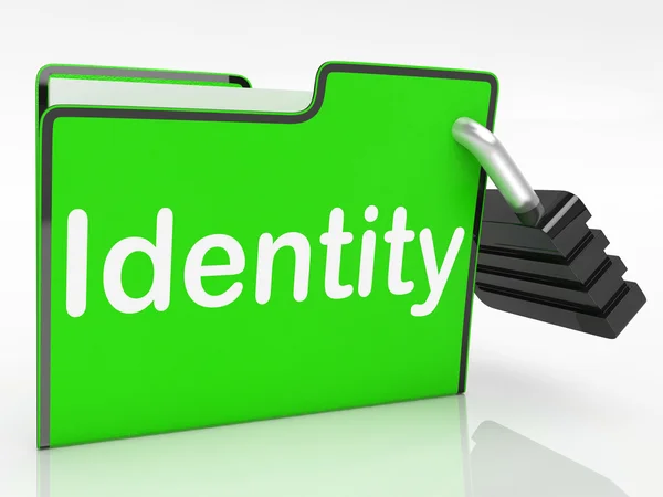 File Security Indicates Company Id And Business — Stock Photo, Image