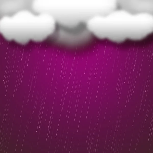 Copyspace regn anger klädnypor och clothespeg — Stockfoto