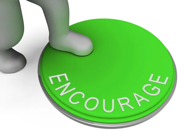 Encourage Switch Indicates Motivate Encouraging And Boost — Stock Photo, Image