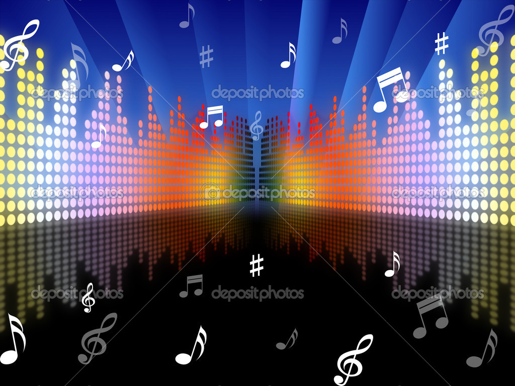 Background Music Represents Sound Track And Abstract — Stock Photo ©  stuartmiles #49018335, image size:1024x768